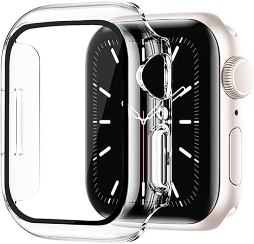 2023年発売9月 Apple Watch Series 9 ケース Apple Watch 8 45mm ケース 対応 apple watch Series 9/8/7 45mm 保護カバー 全面保護 PCフレーム 強化ガラスフィルム 一体型 高