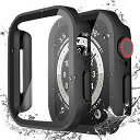 LISAMER 対応 Apple Watch ケース Series 9/8/SE/7/6/5/4 45mm アップルウォッチ用 ケース 防水 一体型...