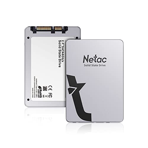Netac SSD 1TB 内蔵 2.5インチ SATA3 6Gb/s 7 3D NAND FLASH PS4動作確認済 耐衝撃/耐振动/超高速/金属の質感 シルバー - 正規品認証