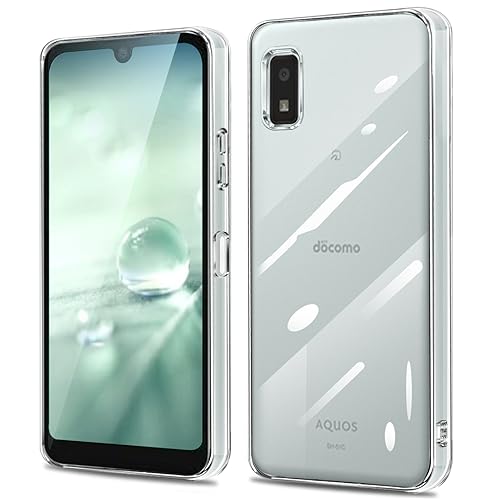 Rakuten - AQUOS wish 3 ケース クリア A302SH SH-53D aquos wish3 カバー 透明 TPU 薄型 軽量 耐衝撃 ソフトケース 人気 保護カバー(Aquos WISH 3, 全透明)