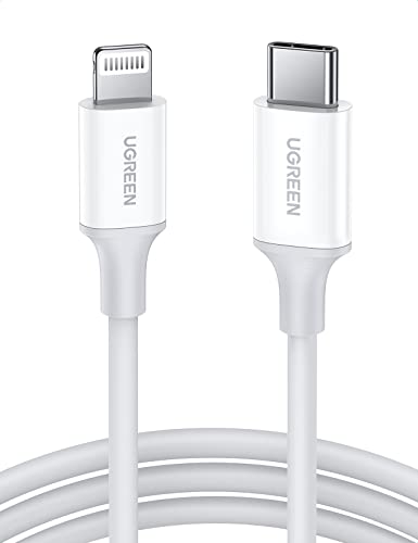 UGREEN USB C to Lightning ケーブル MFi認証取得 3A急速充電 PDライトニングケーブル iPhone 14 / iPhone 13/12/12 Pro/12 mini、iPhone 11 Pro Max XR XS Ma UGREEN USB C to Lightning ケーブル MFi認証取得 3A急速充電 PDライトニングケーブル iPhone 14 / iPhone 13/12/12 Pro/12 mini、iPhone 11 Pro Max XR XS Ma