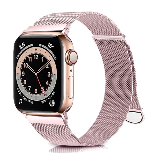 CAERMA コンパチブル アップルウォッチ バンド 38mm 40mm 41mm 42mm 44mm 45mm 46mm 49mm コンパチブル Apple Watch バンド ステンレス留め金製 男女兼用 長さ調節 強力な磁 通気 メッシュ ベルト CAERMA コンパチブル アップルウォッチ バンド 38mm 40mm 41mm 42mm 44mm 45mm 46mm 49mm コンパチブル Apple Watch バンド ステンレス留め金製 男女兼用 長さ調節 強力な磁 通気 メッシュ ベルト