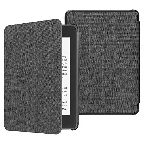Fintie for Kindle Paperwhite 第10世代 ケース 軽量 薄型 オートスリープ機能付き Kindle Paperwhite 2018 Newモデル 第10世代 用 保護カバー (デニムチャコール)