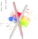 ipad タッチペン 充電不要 Luntak 2本セットスタイラスペン android 円盤型 磁気キャップ タブレット ペン 静電容量式タッチスクリーン対応 ...