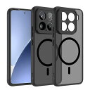 Kakuki 半透明 For Xiaomi 15 ケース Magsafe対応 シャオミ15 カバー SGS軍事認証 滑り止め マット加工 黄ばみなし レンズ保護 ワイヤレス充電対応 ハードケース レンズ保護 耐衝撃 Xiaomi15 用カバー