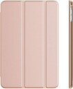 JEDirect iPad mini 4 ケース (iPad mini 5 2019モデル非対応) 三つ折スタンド オートスリープ機能 (ローズゴールド)