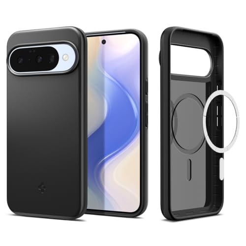 乐天商城 - Spigen Pixel 10 / 10 Pro ケース 薄型 軽量 マット 耐衝撃 MagSafe対応 米軍MIL規格 シンフィット マグフィット ACS09699 (ブラック)