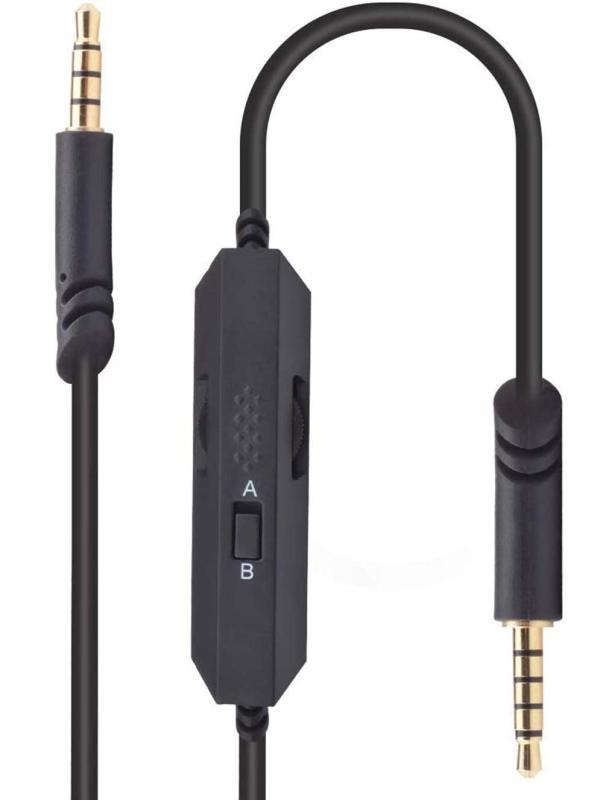 A10 A40 ヘッドセットコードの交換インラインミュートとマイクの音量調節に対応Astro A10 A40 A30 A50 Logicool G633 G933ゲーミングヘッドフォン A＆Bモードの交換Xbox OneプレイステーションPS4スマー