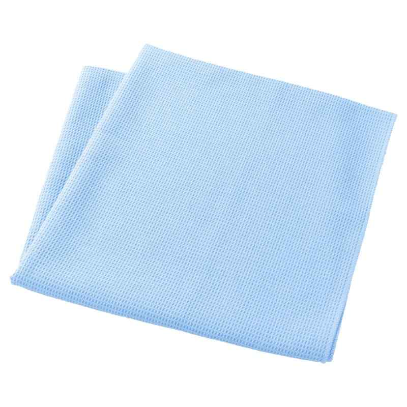 乐天商城 - アスカタオル(Aska Towel) サラッとワッフルタオルLサイズ ブルー