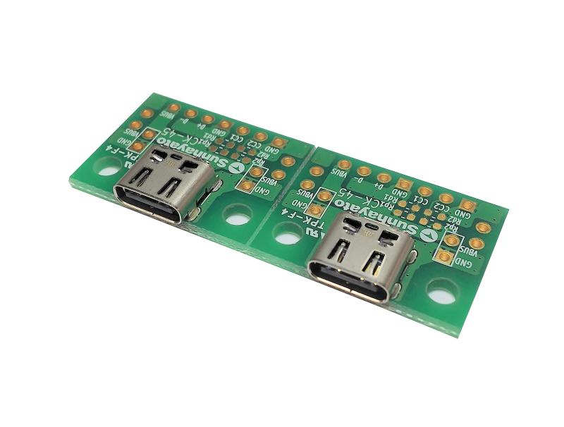 K-45 USB Type- コネクタ変換基板 サンハヤト