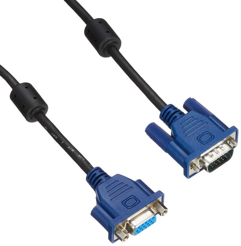 ELECOM ディスプレイ延長ケーブル D-Sub15pin(ミニ)オス-D-Sub15pin(ミニ)メス CAC-E10シリーズ