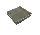 タイガークラウン ケーキ型 シルバー 160×160×45mm アルスターマルシェ焼型角160 スチール アルミメッキ 2366(3)