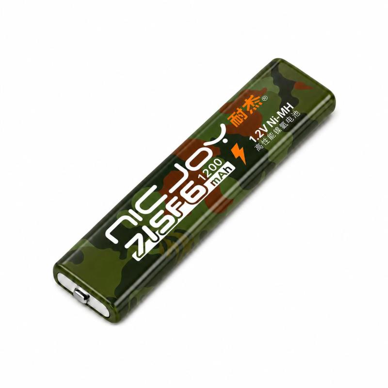 ニッケル水素充電池 ガム電池 Ni-MH 充電式電池 1.2V 120 D MDプレーヤー・Ni-MH ガム電池 ニッケル水素充電池・D/MDプレーヤーで安定した再生が可能・電圧：1.2V・容量：120 (最小 115)・繰り返し回数：500-1000回・サイズ：67mm×17mm×6mm