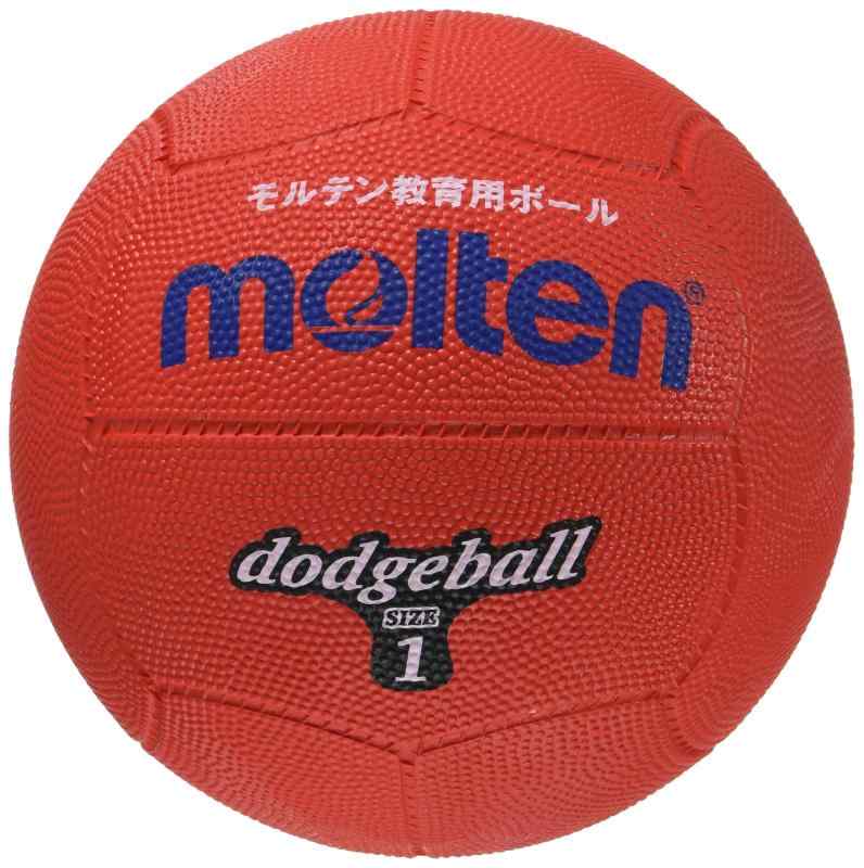 モルテン(molten) ドッジボール ゴム1号球 赤 D1R