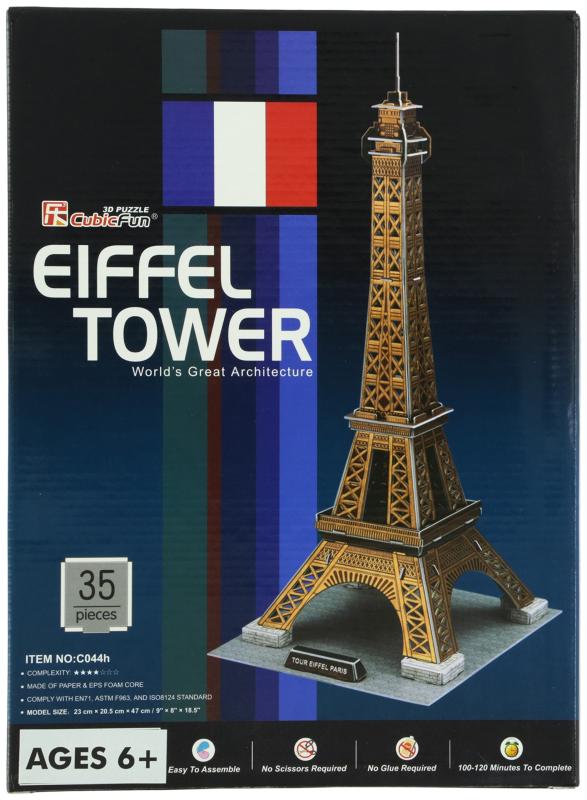 楽天市場】3D立体パズル エッフェル塔の通販