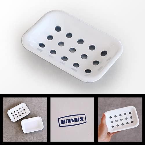 ダルトン(Dulton) 石鹸置き エナメル ソープディッシュ 高さ25×幅155×奥行105mm EMELED SOAP DISH H13-H490 ホワイト