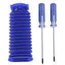 ダイソン ソフトローラーヘッド用 蛇腹ホース ドライバー付き 互換品 V6 V7 V8 V10 V11 D74