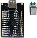 USB type 変換ボード メスコネクタ 24ピン DIP化キット type- オスソケット付き(2)
