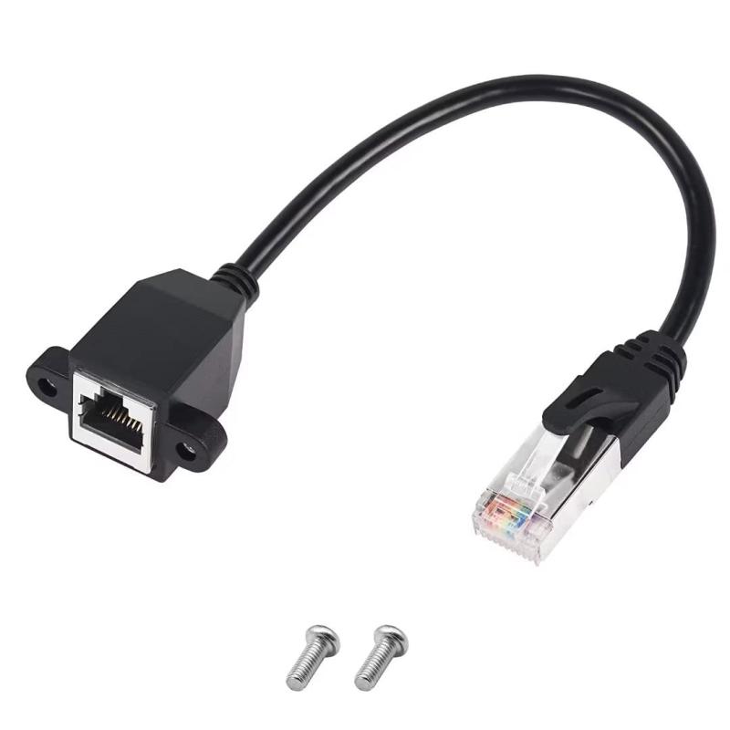 RJ50 10P10オスメス延長ケーブル