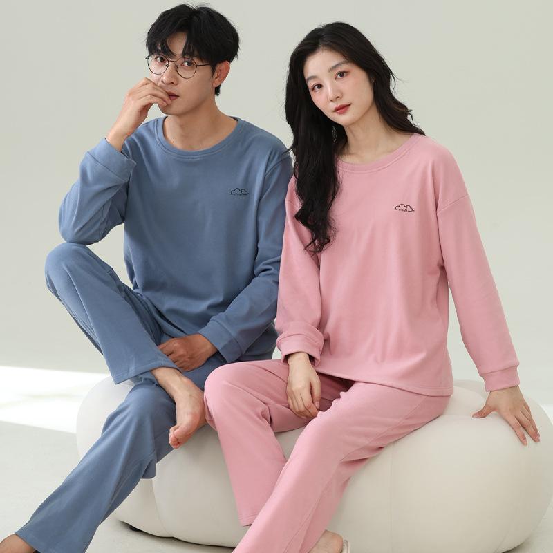 パジャマ レディース メンズ ペア カップル 男女兼用 春秋冬 高機能フリース 裏起毛 保温 あったか 丸..