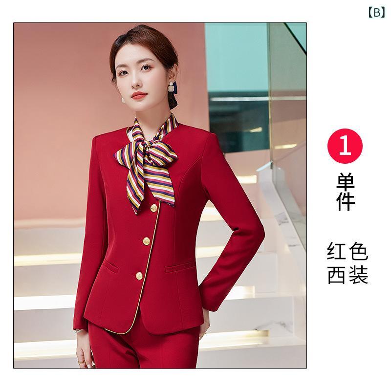 スーツ レディース ホテル フロント 受付 レストラン サービス業 事務服 美容師 エ...