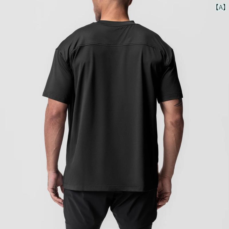 Tシャツ メンズ 半袖 夏用 メッシュ 吸汗速乾 スポーツウェア ランニング フィット...