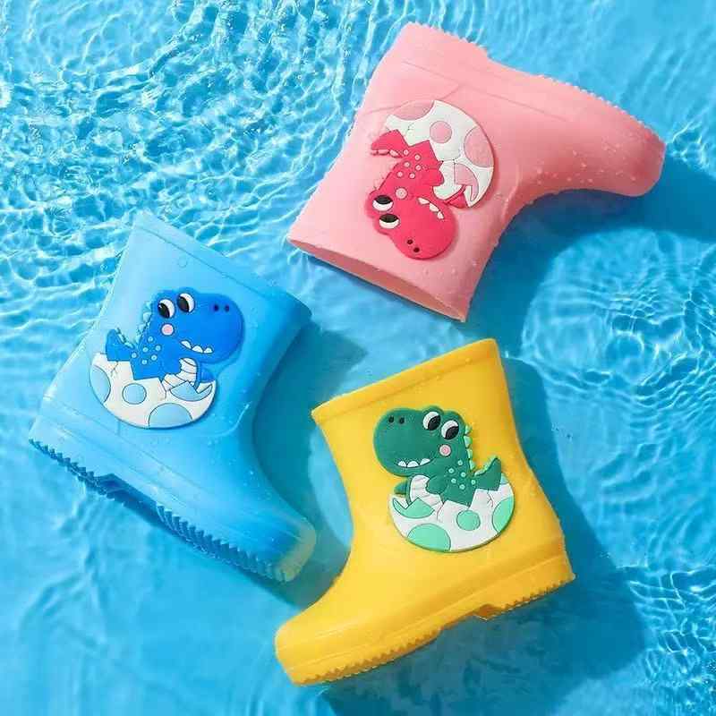 長靴 キッズ 子供 男の子 女の子 男女兼用 幼児 小学生 防水 キャラクターデザイン 幼稚園 外履き ショート丈 レインブーツ PVC素材 イエロー ブルー ピンク インナー取り外し可能 通園 通学 普段使い