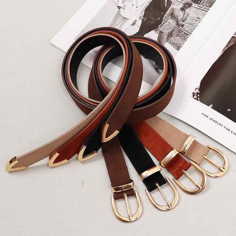 ベルト レディース 春夏 レトロヴィンテージ フェイクレザー ウエストベルト ピンバックル 高級感 大人カジュアル 通勤 オフィス 普段使い スカート デニム コート ジャケット