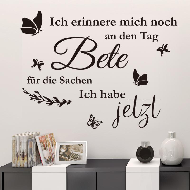 ウォールステッカー ドイツ語アルファベット 蝶 PVC 防水 防汚 リビング 寝室 子供部屋 書斎 ダイニング 玄関 店舗 オフィス 壁紙シール 壁デコレーション モダン シンプル おしゃれ