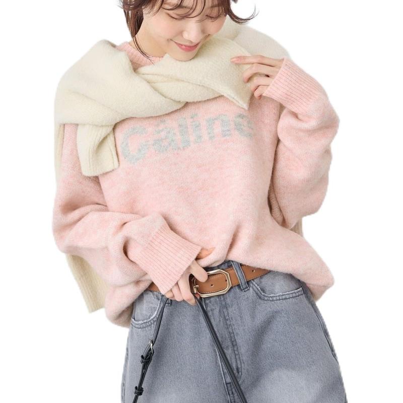 ROPE' PINI(ロペピクニック) ニットプルオーバーロゴジャガードニットプルオーバーレディース ajyuri-11049744 あじゅり サンプル画像2