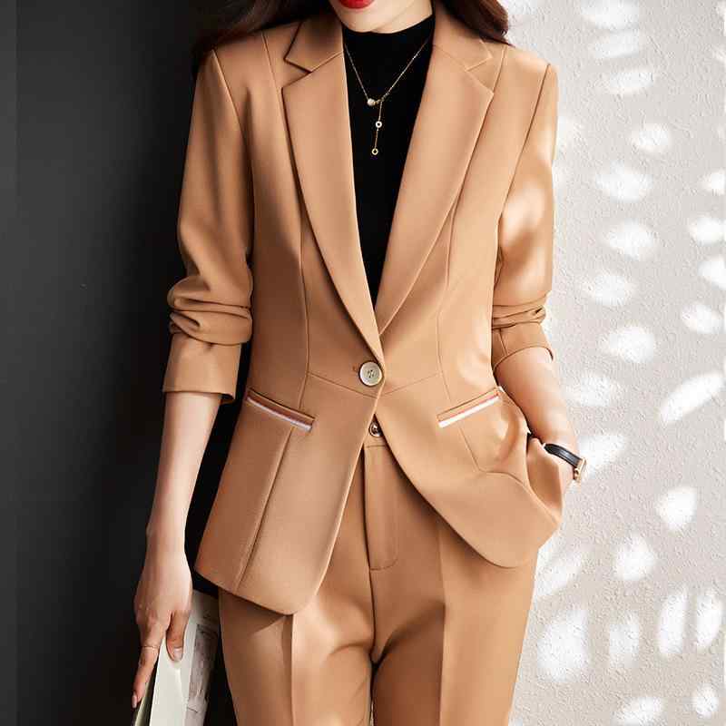 Suits For Job Interviews - パンツスーツ レディース 秋冬 高級感 おしゃれ エレガント 上品 フォーマル オフィス ビジネス 通勤 事務服 ワークウェア 制服 美容業 セットアップ