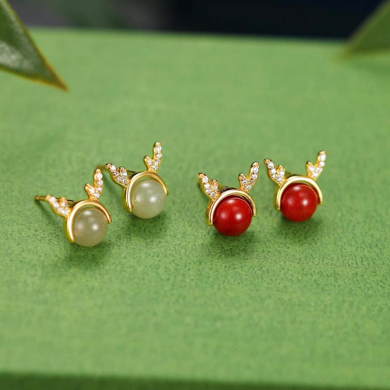 ピアス レディース S925 シルバー 南紅瑪瑙 龍 ドラゴンモチーフ 小ぶり 繊細 ユニークデザイン 高級感 上品 エレガント 普段使い 中国風 レトロ