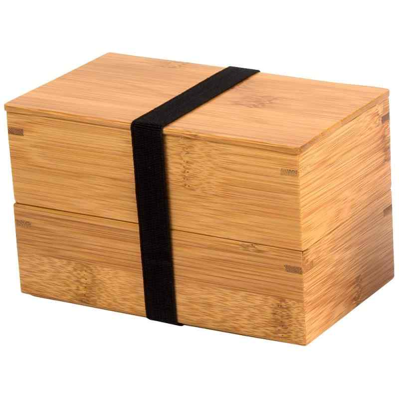 山下工芸(Yamashita kogei) 弁当箱 ル W16×D9×H5cm 日本製 スス竹 長角 二段弁当 仕切1個付 32307サイズ: W16×D9×H5cm