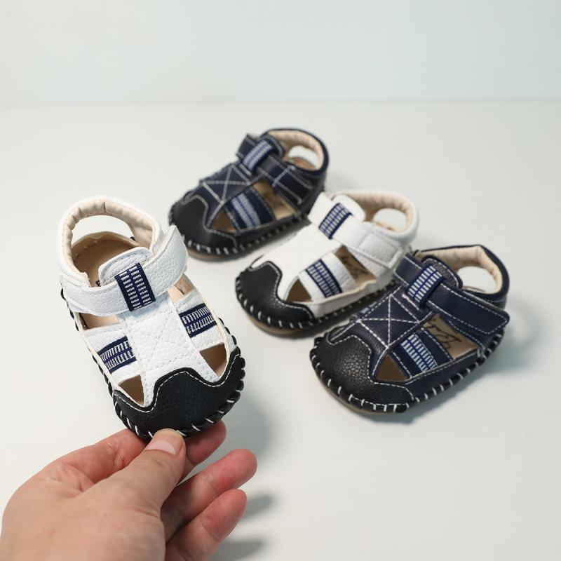 サンダル ベビー 男の子 ファーストシューズ よちよち歩き 通気性 滑り止め マジックテープ 着脱簡単 ..