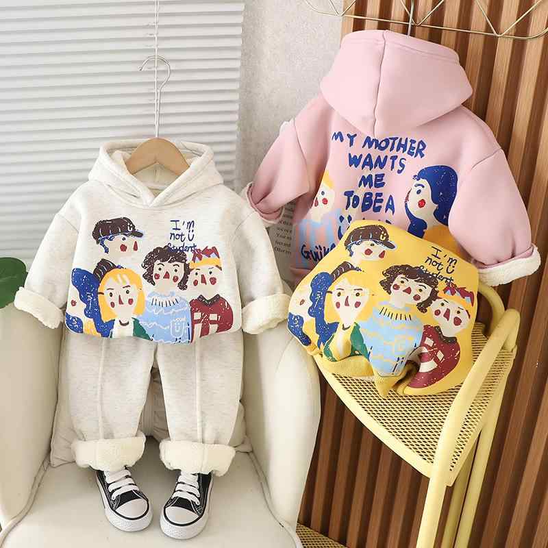 キッズ ベビー 乳幼児 男女兼用 裏起毛 パーカー トレーナー フード付き 長袖 長ズ...
