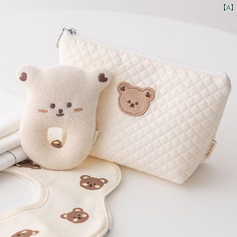 ポーチ キッズ マザーズ用 旅行用 メイク用品収納 多機能 携帯用 キャラクター 刺しゅう かわいい おしゃれ コットン 下着 文房具 生理用品 薬 小物 洗面用品 ajyuri-10364563 あじゅり サンプル画像2