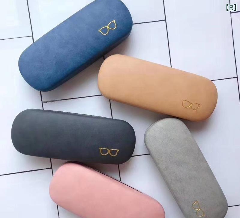 めがねケース プラスチック ハード フリップ式 パープル ブラック 小型 コンパクト...
