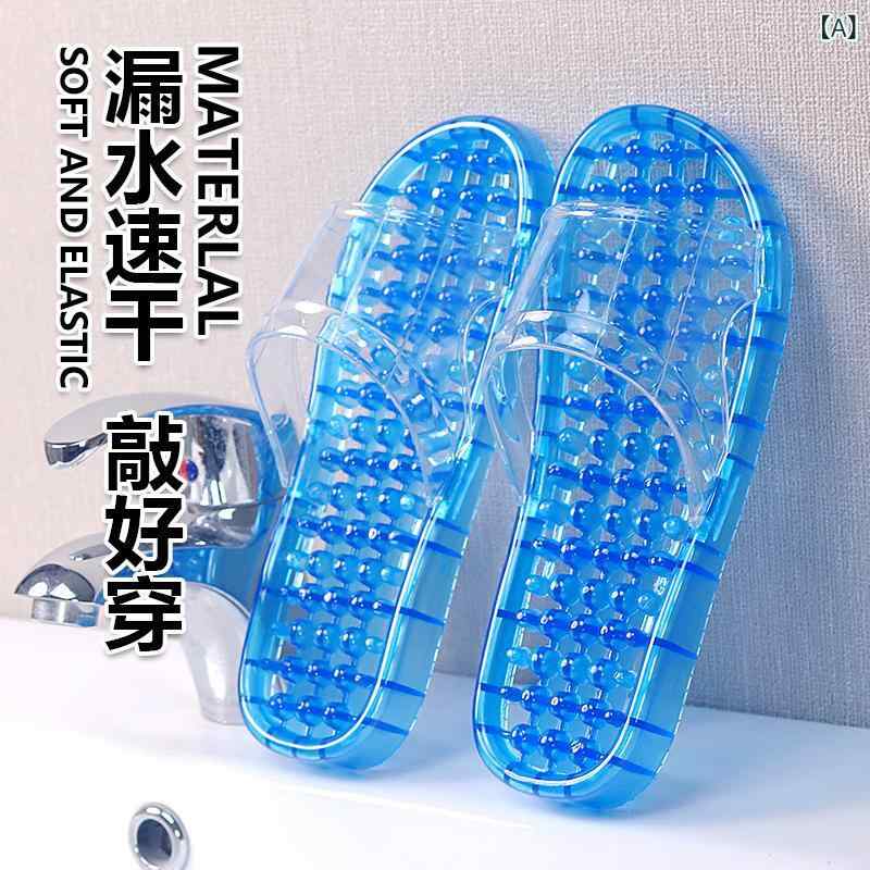 あじゅりのサンダル レディース 足つぼ マッサージ バスルーム 水切り 速乾 通気性 メッシュ 滑り止め 軽量 厚底 室内履き 春夏｜アングル2