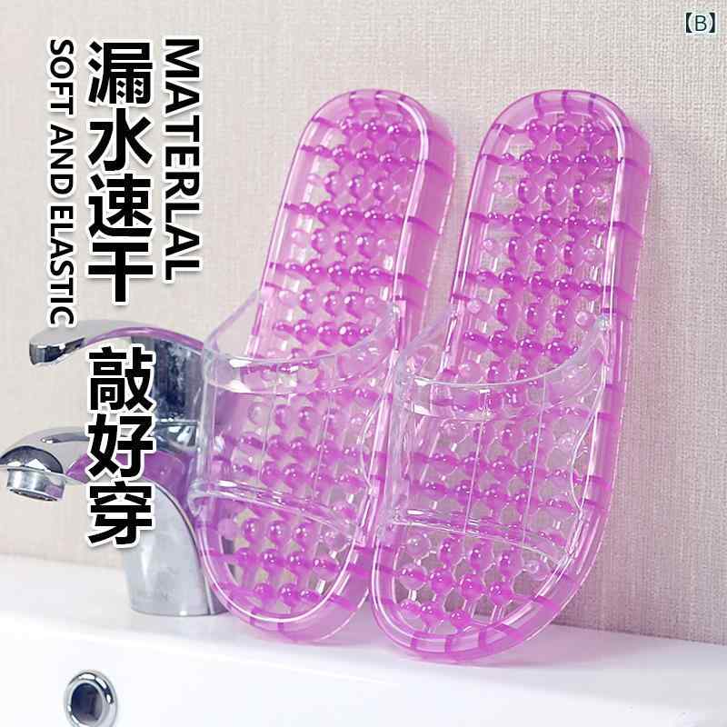 あじゅりのサンダル レディース 足つぼ マッサージ バスルーム 水切り 速乾 通気性 メッシュ 滑り止め 軽量 厚底 室内履き 春夏｜アングル3