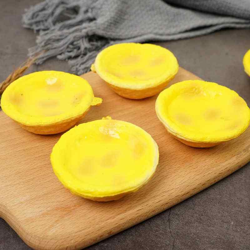 食品サンプル エッグタルト タルト PU製 フェイクフード リアル スイーツ デザート 洋菓子 デコレーシ..