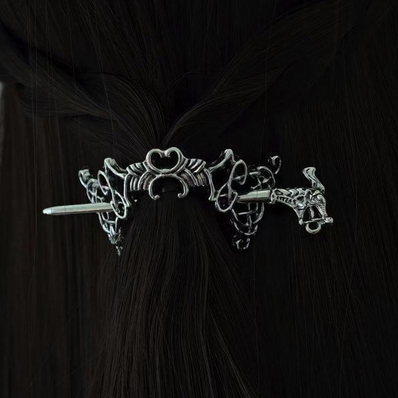 ・素材: 合金・スタイル: レトロ・形状: U字・加工: 電鍍・カラー展開: ブロンズ、シルバー、レッドコッパー・カテゴリ: ヘッドアクセサリー