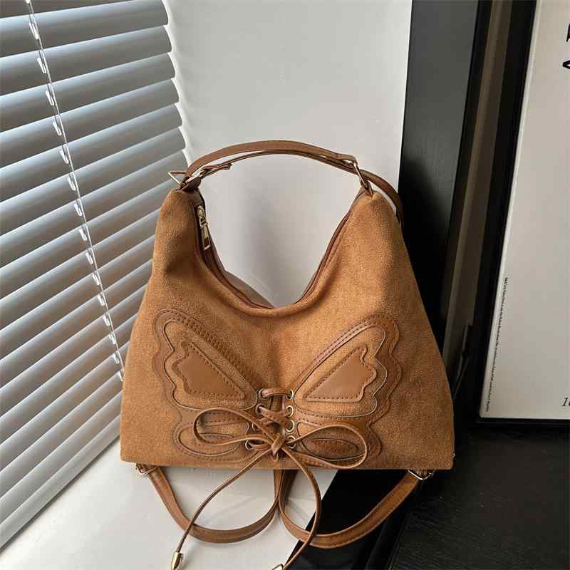 バッグ ユニセックス レトロ 通勤 普段使い カジュアル 大容量 スエード 鹿革調 柔らかな 肩掛け ショルダーバッグ トート 鞄 黒 ブラウン コーヒー 秋冬