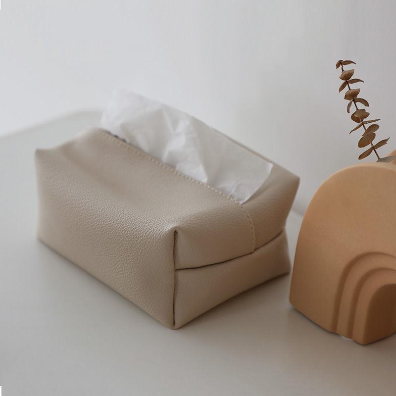 ティッシュケース レザー 北欧風 インスタ映え おしゃれ 個性的 リビング 寝室 車内 卓上 収納ボックス 防水 多機能 高級感