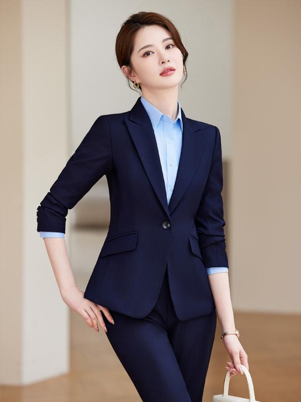 ・スタイル: エレガント・主な素材: ポリエステル70〜80%、レーヨン20〜30%・袖丈: 長袖・袖タイプ: レギュラー・パンツ丈: ロング丈・カラー展開: ブラック、グレー、ブルー、ホワイト・サイズ展開: S、M、L、XL、XXL、3XL、4XL