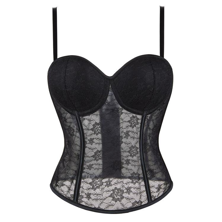 Body Suit - ボディスーツ レディース メッシュ 通気性 カップ付き キャミソール セクシー 補正下着 スタイルアップ バストアップ お腹引き締め ウエストシェイプ シェイプウェア アジャスター付き