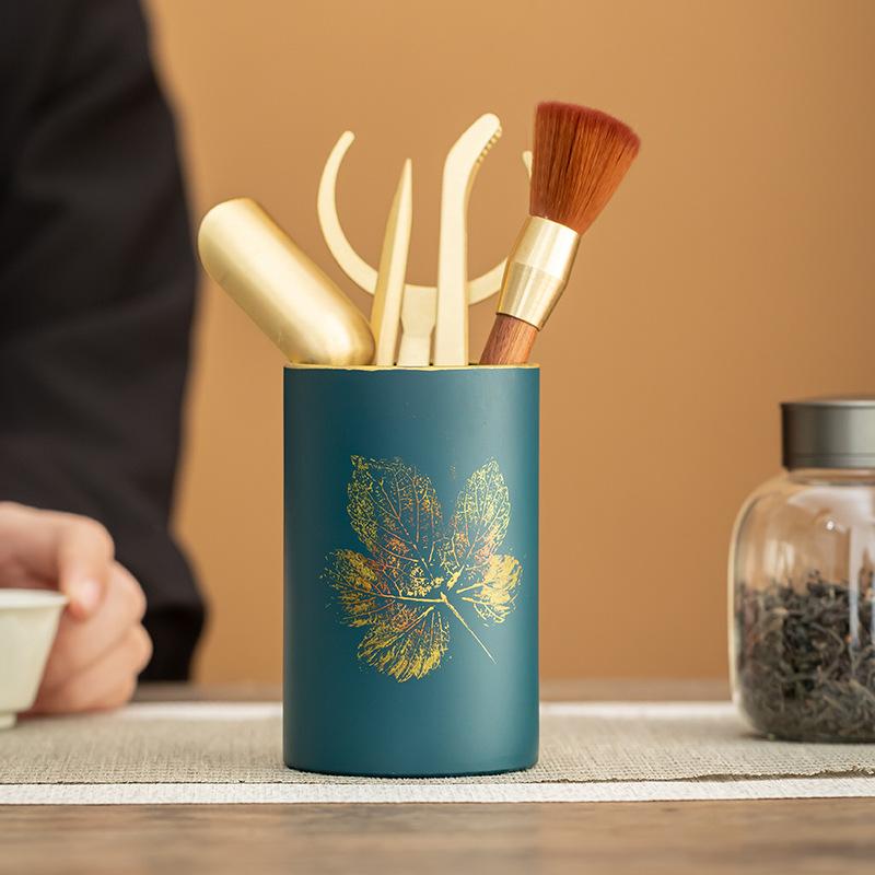 茶道具 漆器 黒檀 鉄製 新中国スタイル 高級感 レトロモダン 茶道 六君子 茶杯挟 養壺筆 お手入れ ツールセット 来客用 普段使い 多色展開