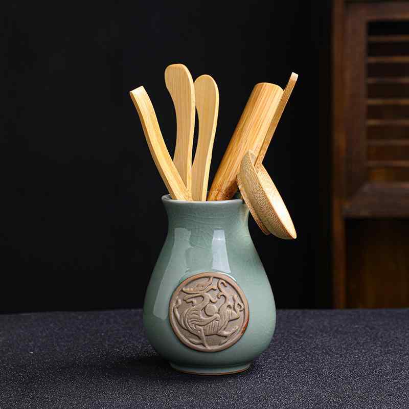 ・カテゴリ: 茶道六君子・スタイル: 中国式・素材: 陶器・カラー展開: 白色、哥窑茶道六君子