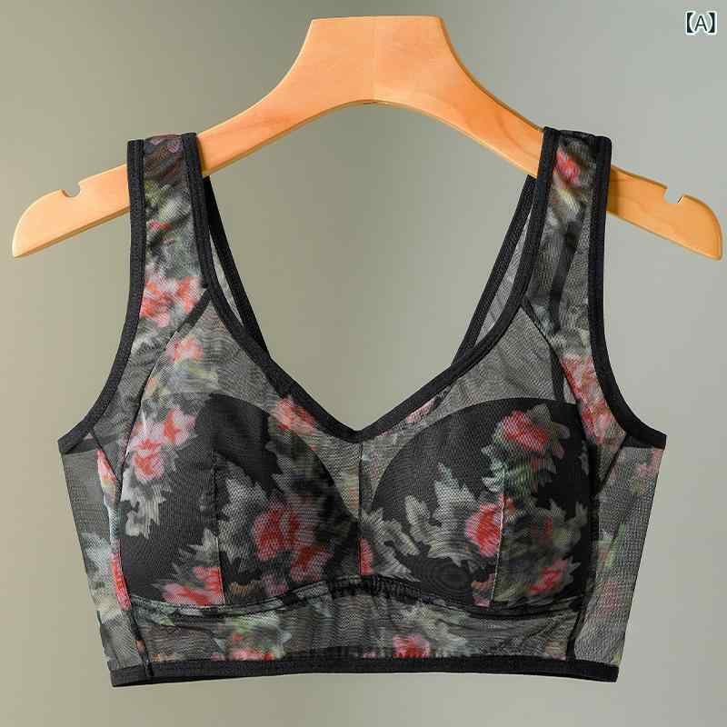 ブラジャー レディース 大きいサイズ チューブトップ ベアトップ ノンワイヤー 一体型カップ付き 花柄 総柄 インナー 背中見せ 脇高 防止 露出防止 ストレッチ 伸縮性 下着 ブラック ベージュ ブルー カーキ レッド パープル