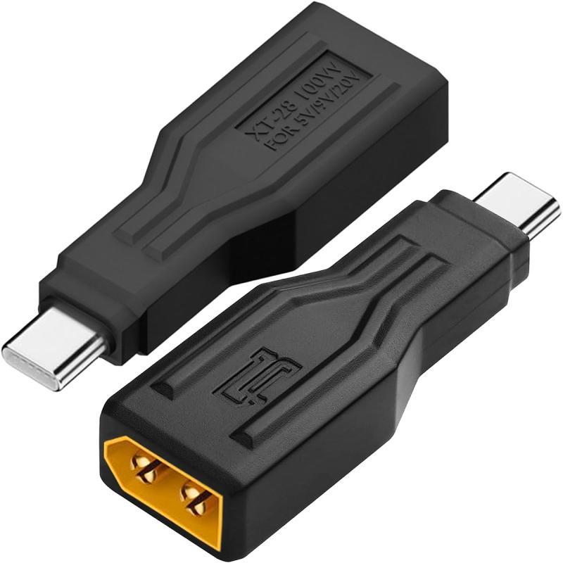 アダプター XT60オス USB オス 100W D 20V 5A R玩具 ドローン LiPoバッテリー 車両 FPV エネルギー貯蔵 屋外 モニター電源 ノートパソコン LED ロボット掃除機 Type-デバイス