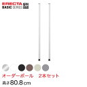 【受注生産】 ベーシックシリーズ サイズ&カラーオーダーポール高さ80.8cm 2本 6色 BSOP-H0808(3)